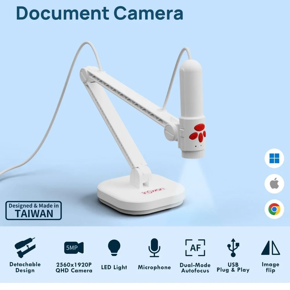 2 in 1 Webcam and Document Camera